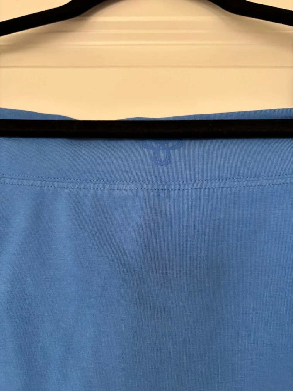 TNA Aritzia Blue Drawstring Mini Skirt Size S Soft Athleisure - Picture 3 of 5